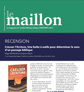 Revue Le main Printemps 2017. Recension page 10