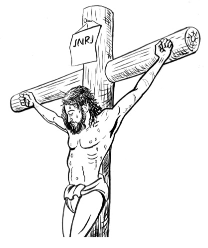 Jésus sur la croix